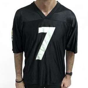 Vintage Ben Roethlisberger Pittsburgh Steelers NFL Football Jersey Black Size L